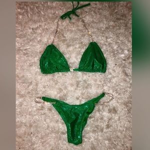 Pageant Green Bikini set